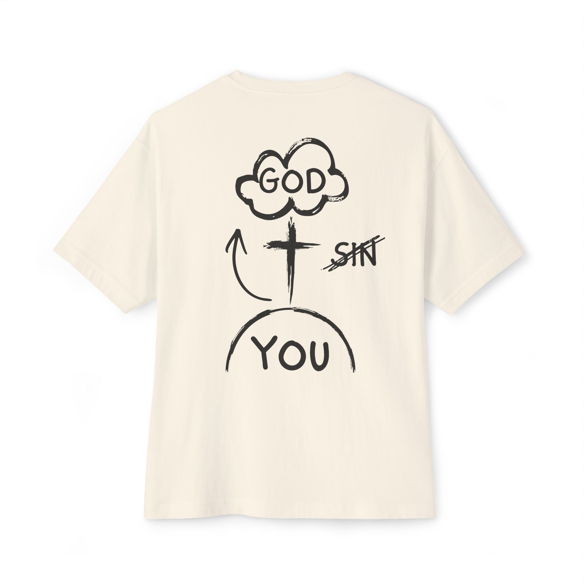 Jesus Paid It All Oversized Tee.