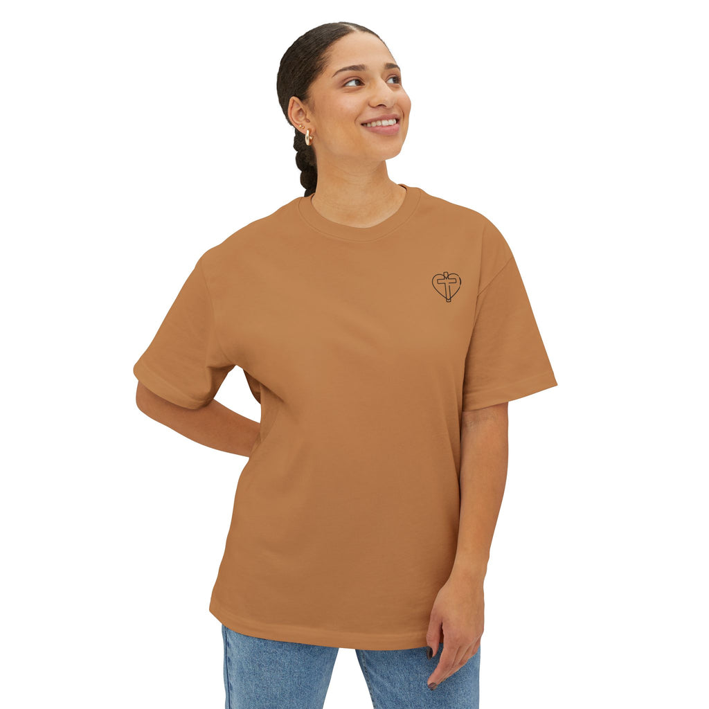 John 3:16 Graphic Oversized Boxy T‑Shirt