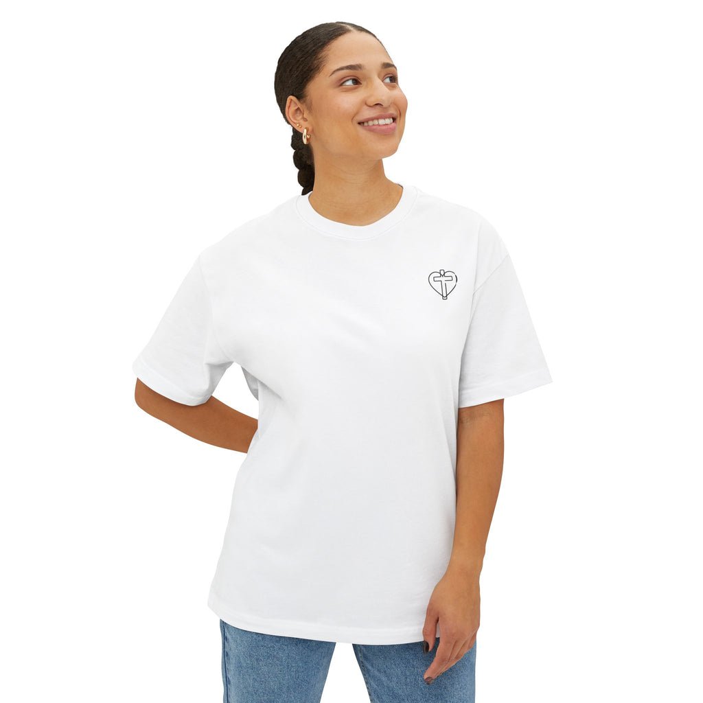 John 3:16 Graphic Oversized Boxy T‑Shirt