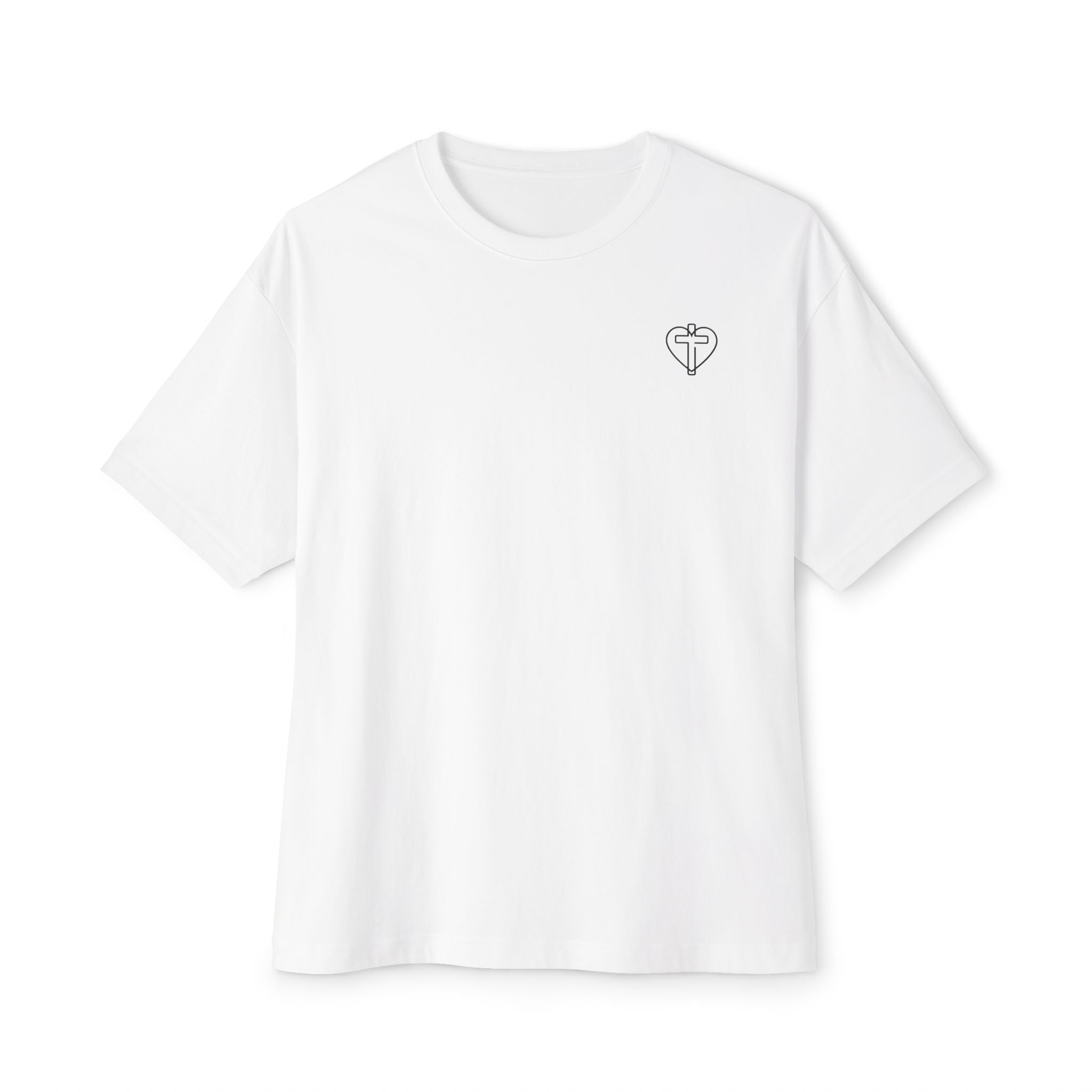 John 3:16 Graphic Oversized Boxy T‑Shirt