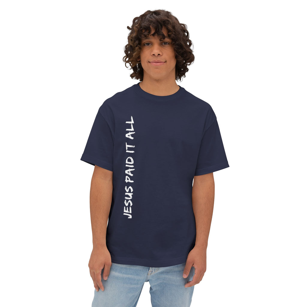 Jesus Paid It All Oversized Tee.