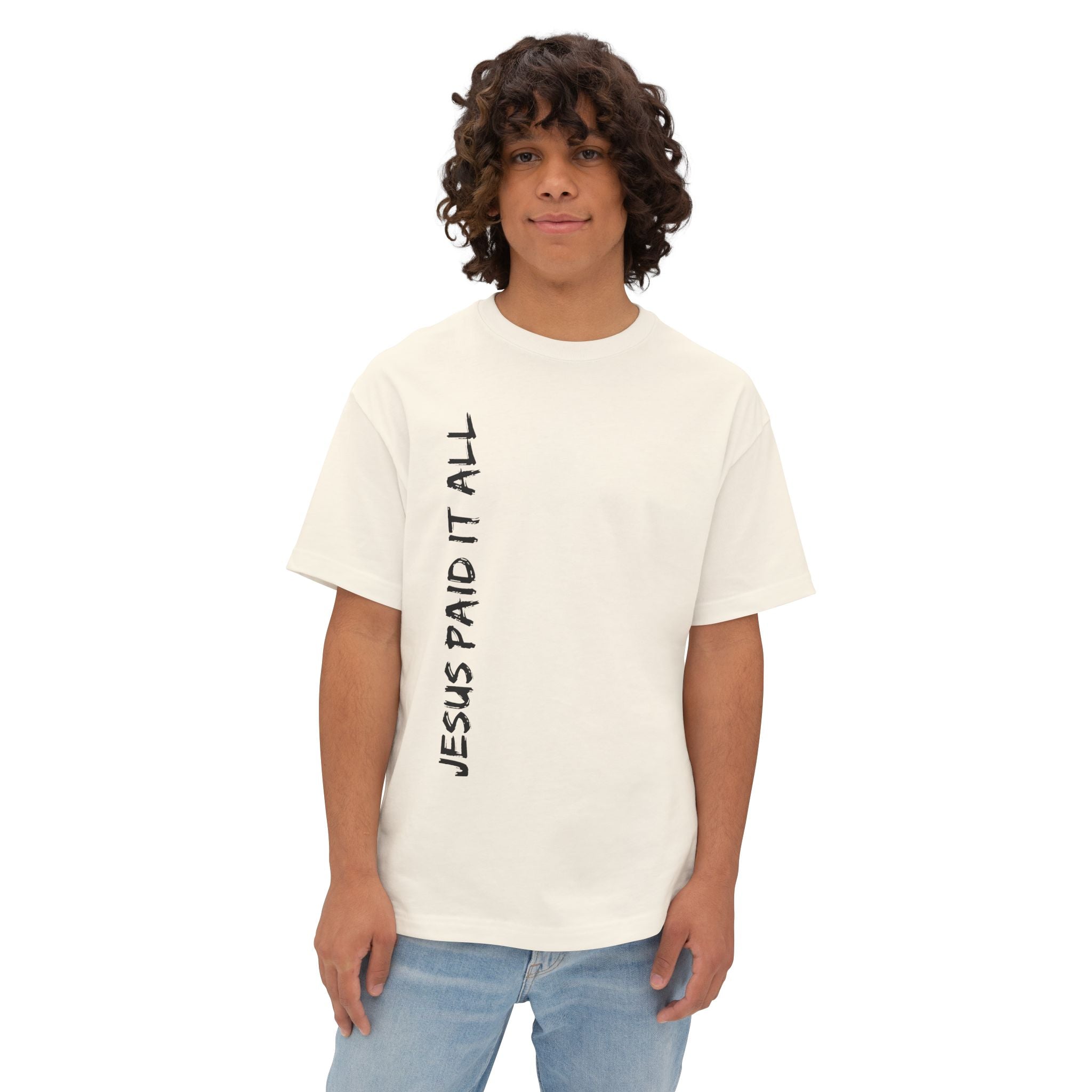 Jesus Paid It All Oversized Tee.